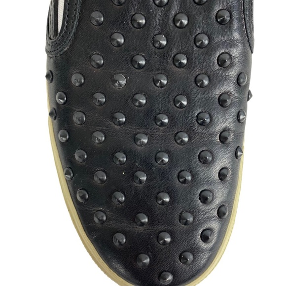 Saint Laurent Napa Studded Skate Shoe, Noir - Picture 3 of 13